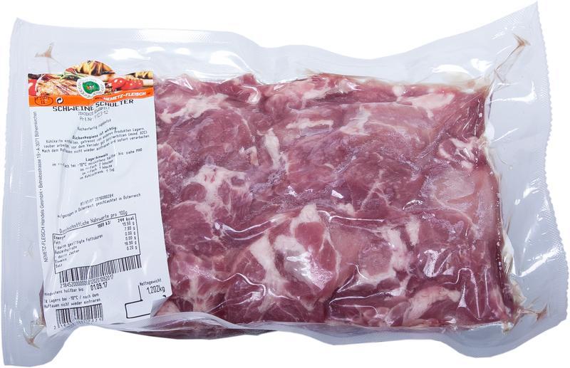 Schweine Schulter gewrfelt 20x20x20 