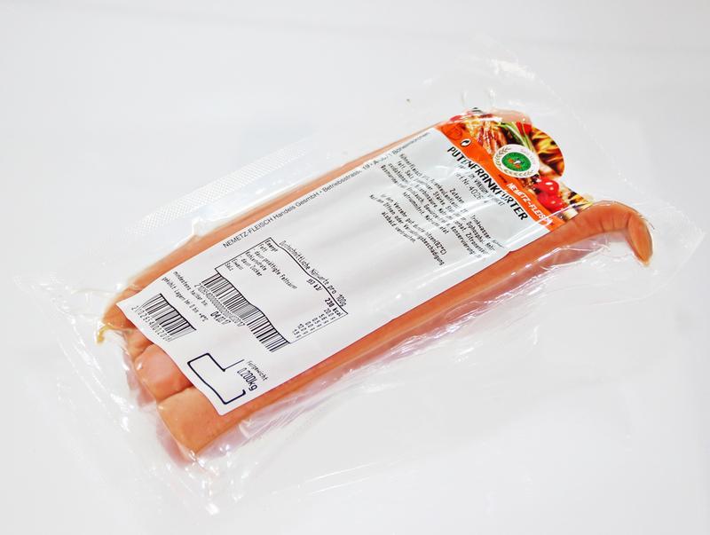 Putenfrankfurter 2 Paar piccolo