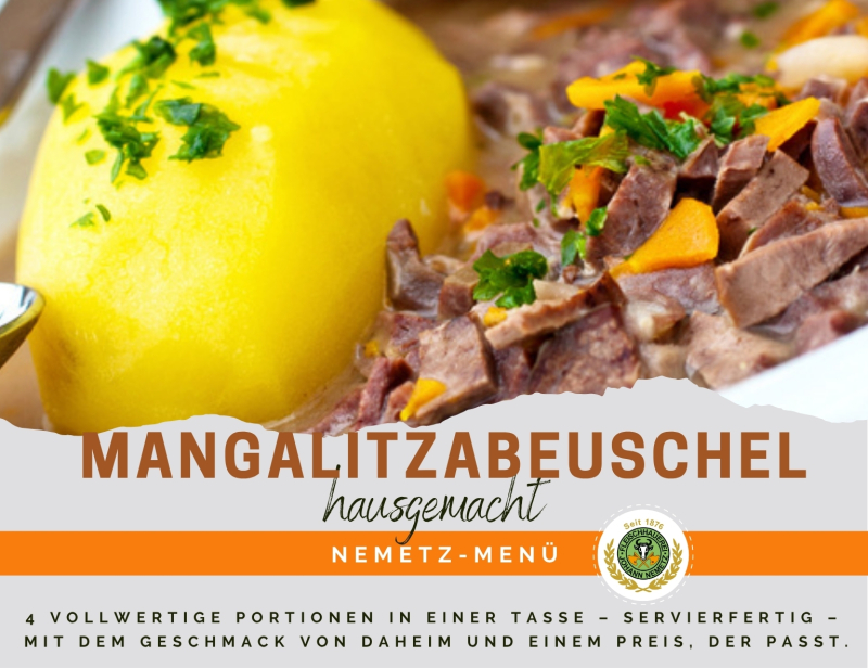 Hausgemachtes Men Mangalitza Beuschel 