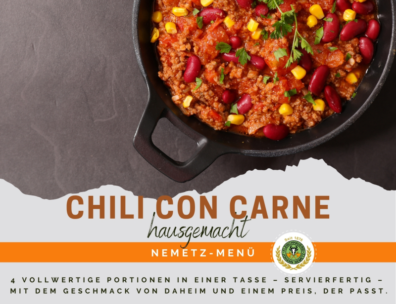 Hausgemachtes Men Chili con Carne 
