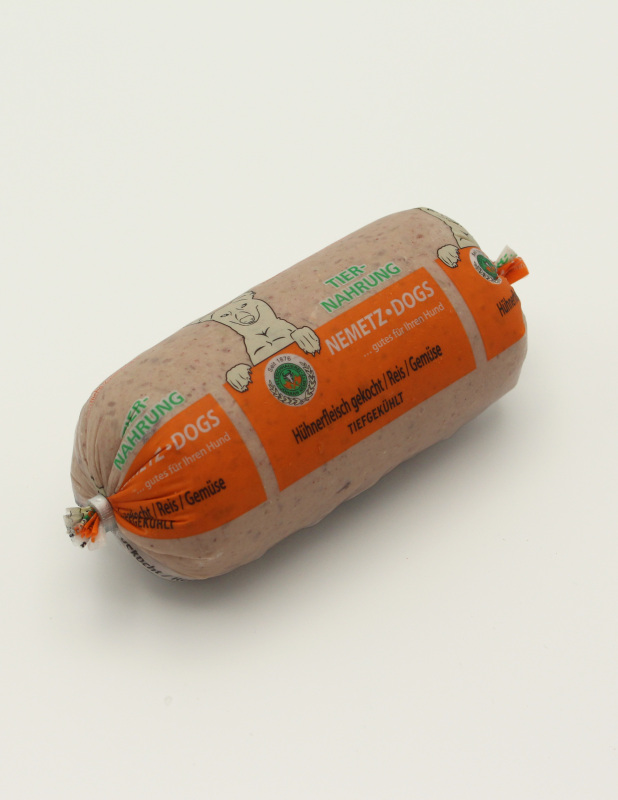 Hund Hhnerfleisch mit Reis