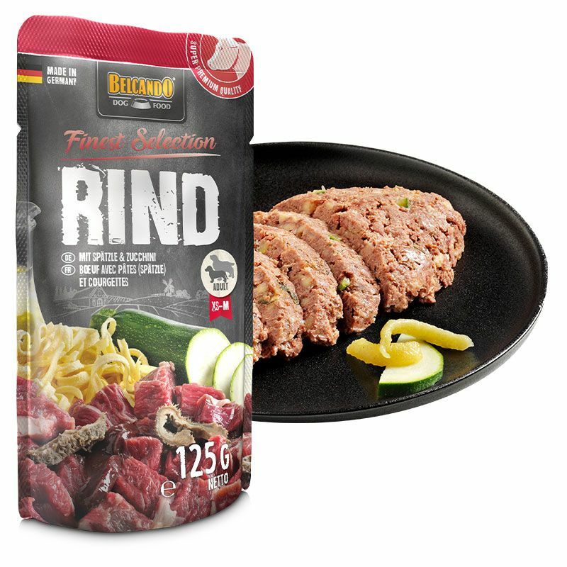 Belcando Rind und Sptzle mit Zucchini 125 g