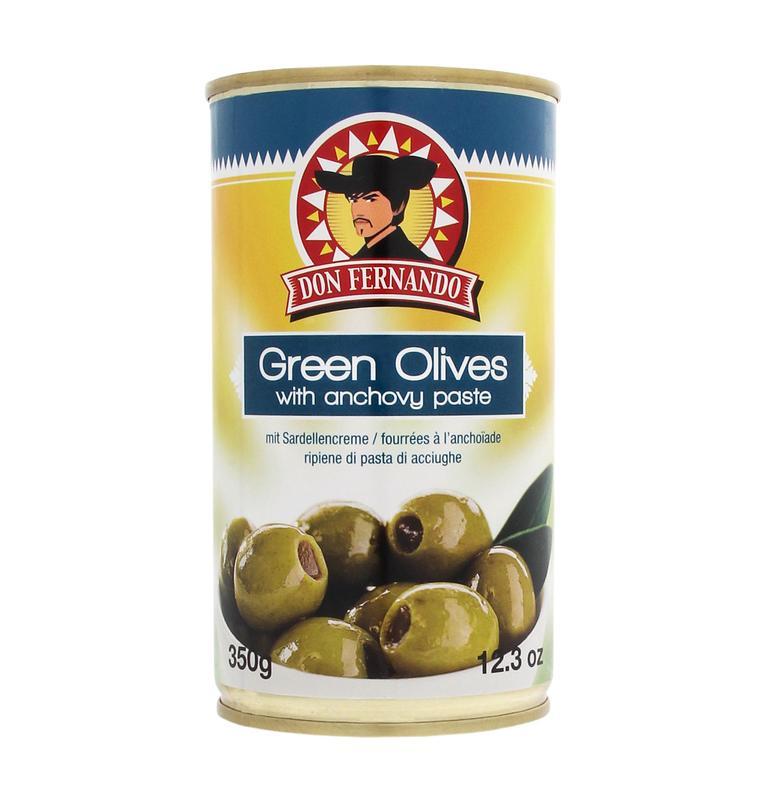 Oliven grn m.Sardellencreme 350g