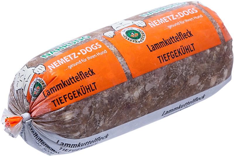 Hund Lammfleck geschnitten 500gr.