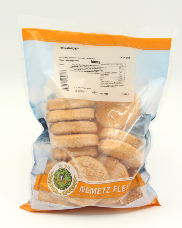 Fischburger ca. 75g paniert
